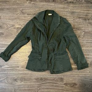 Green Jacket utility fall blazer